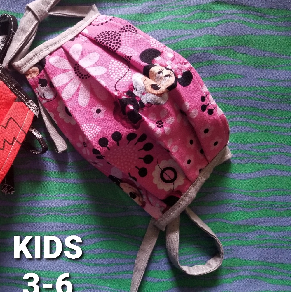 Four (4) Girls mask 3-6yr